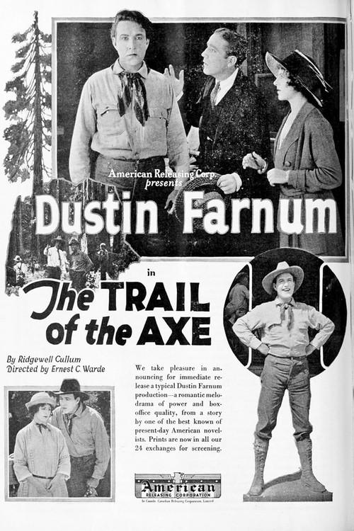 Trail of the Axe 1922 official movie poster
