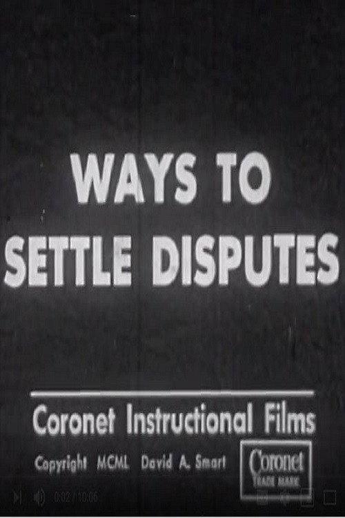 Ways to Settle Disputes 1950 official movie poster