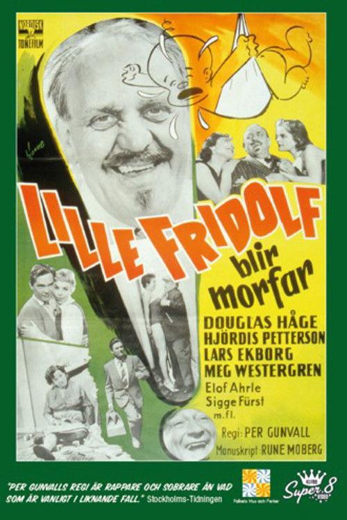 Lille Fridolf blir morfar 1957 official movie poster