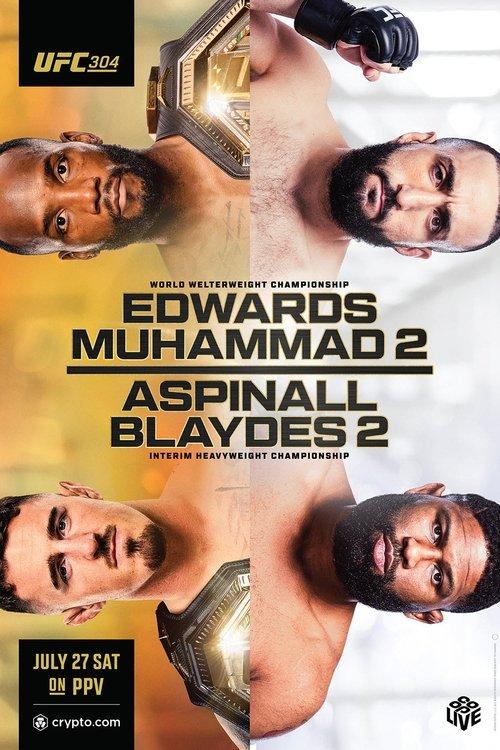 UFC 304: Edwards vs. Muhammad 2 2024 official movie poster