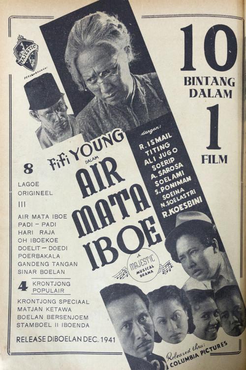 Air Mata Iboe 1941 official movie poster