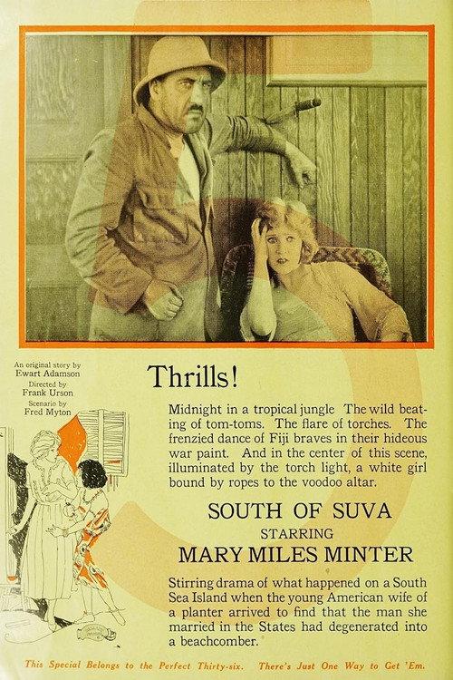 South of Suva 1922 official movie poster