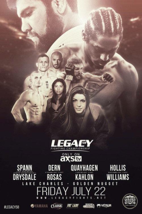 Legacy Fighting Championship 58: Spann vs. Drysdale 2016 official movie poster