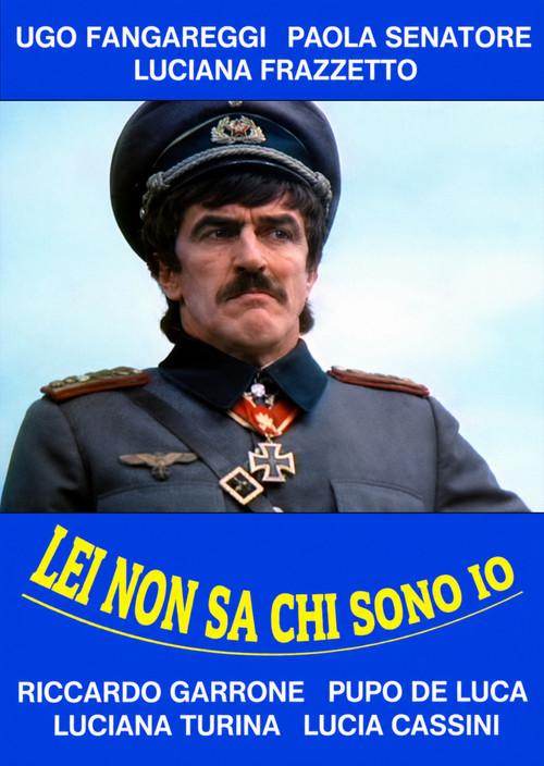 Lei non sa chi sono io 1984 official movie poster