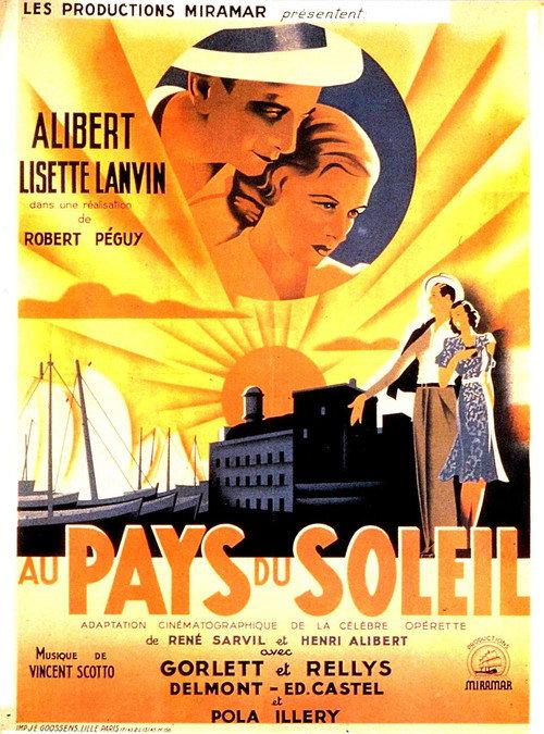 Au pays du soleil 1934 official movie poster