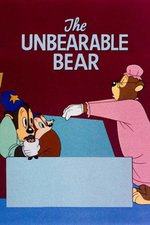 The Unbearable Bear 1943 official movie poster