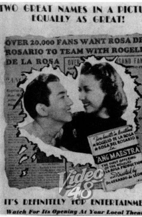 Ang Maestra 1941 official movie poster