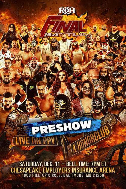 ROH Final Battle 2021 - Pre-Show 2021 official movie poster