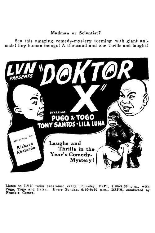 Doctor X 1950 official movie poster