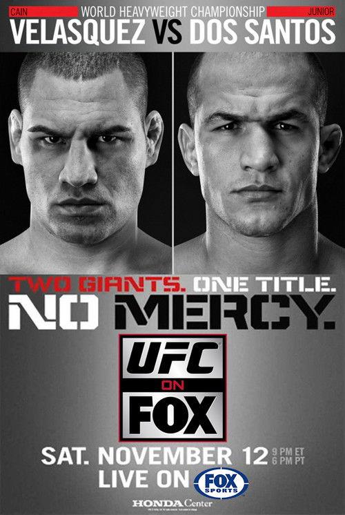UFC on Fox 1: Velasquez vs. Dos Santos 2011 official movie poster