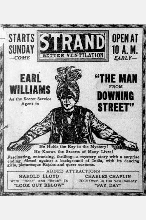 The Man from Downing Street 1922 official movie poster
