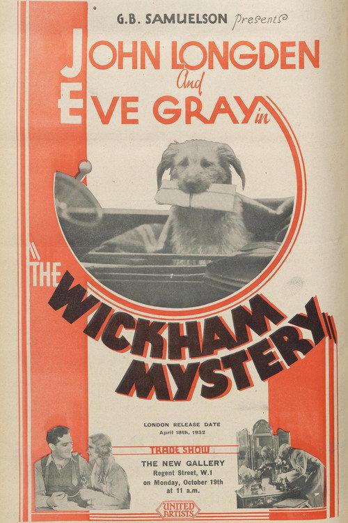 The Wickham Mystery 1931 official movie poster