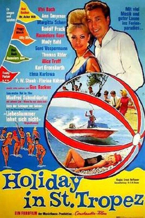 Holiday in St. Tropez 1964 official movie poster