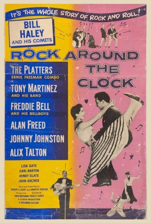 Rock Around the Clock 1956 official movie poster