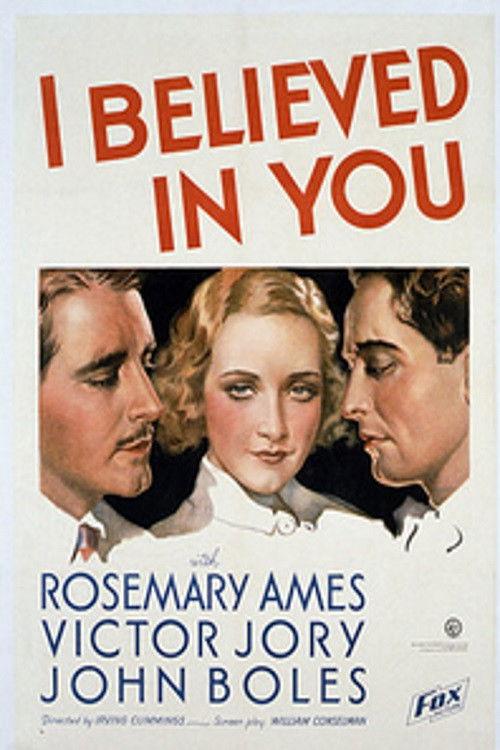 I Believed in You 1934 official movie poster