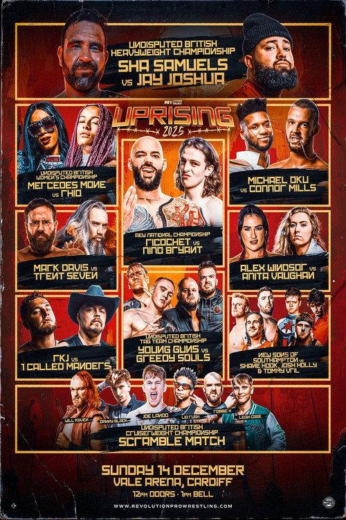 RevPro Uprising 2025 2025 official movie poster
