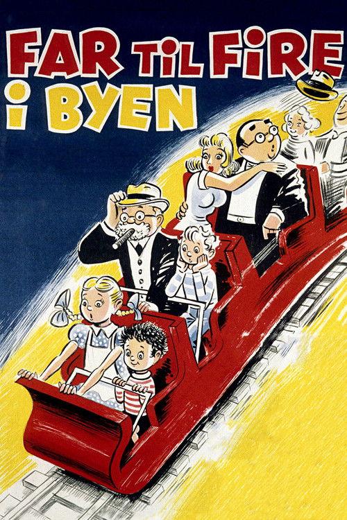 Father of Four: In the City 1956 official movie poster