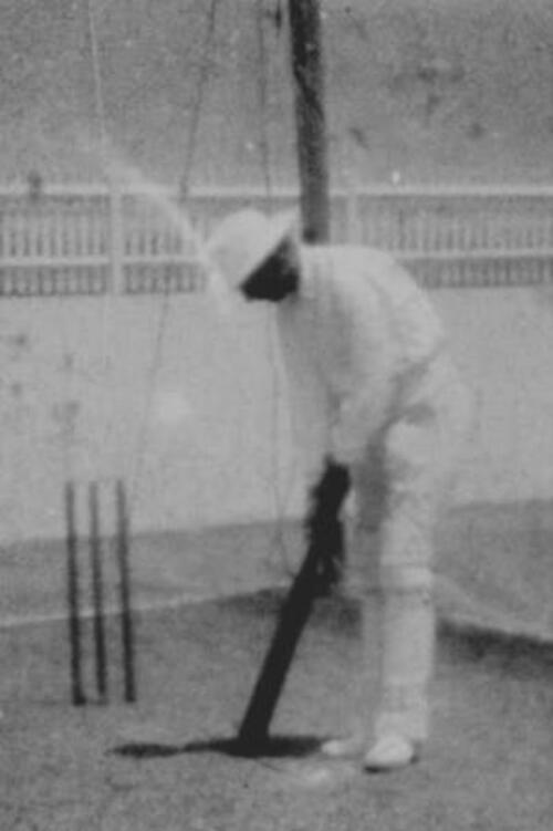 Prince Ranjitsinhji Practising Batting in the Nets 1897 official movie poster
