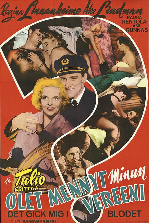 Olet mennyt minun vereeni 1956 official movie poster