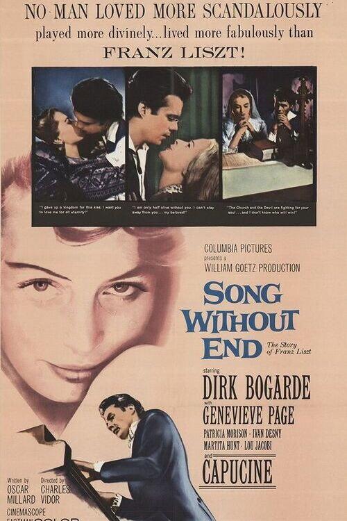 Song Without End 1960 official movie poster