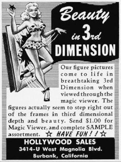 Beauty in 3rd Dimension 1951 official movie poster