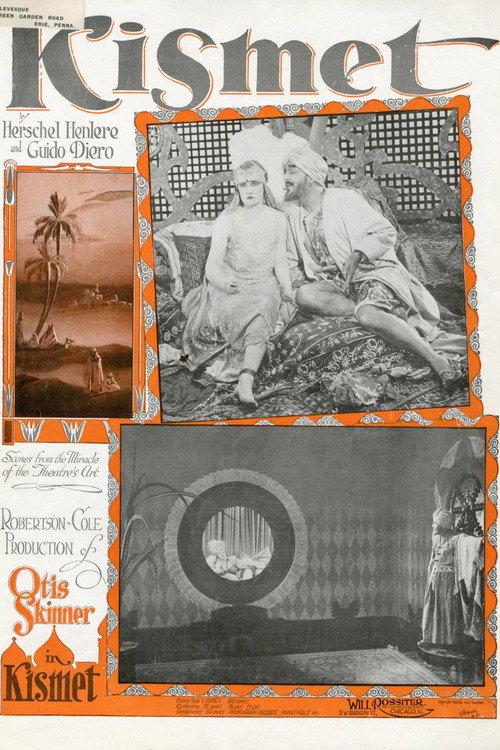 Kismet 1920 official movie poster