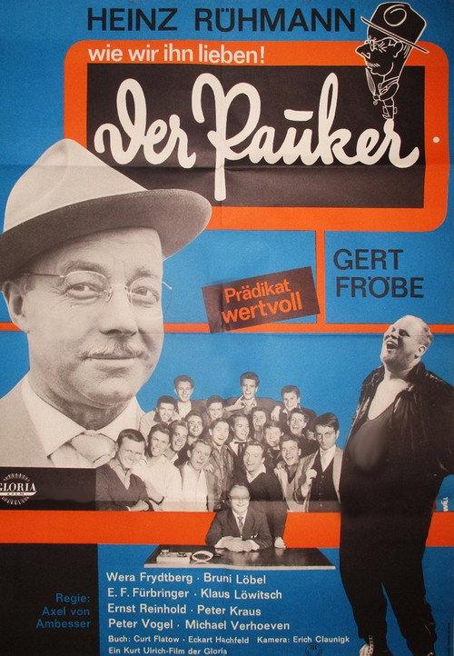 Der Pauker 1958 official movie poster