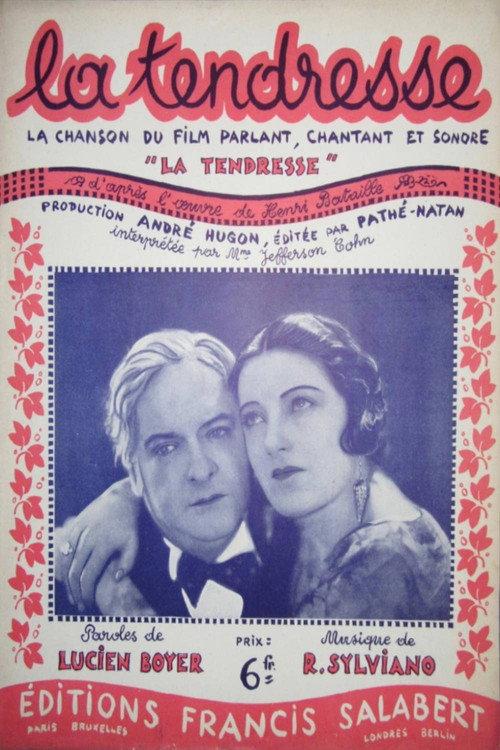 La Tendresse 1930 official movie poster