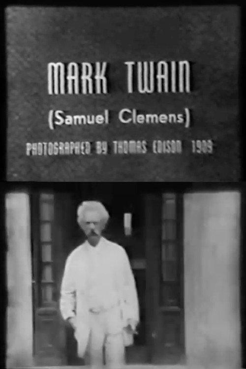 Mark Twain (Samuel Clemens) 1909 official movie poster