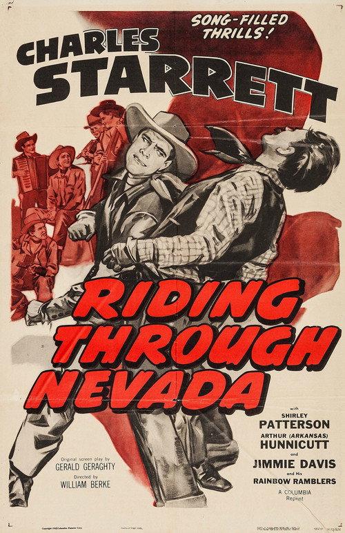Riding Through Nevada 1942 official movie poster