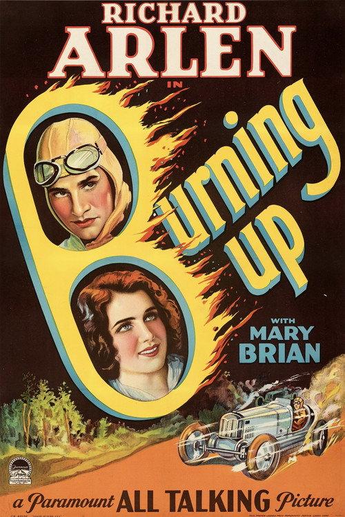 Burning Up 1930 official movie poster