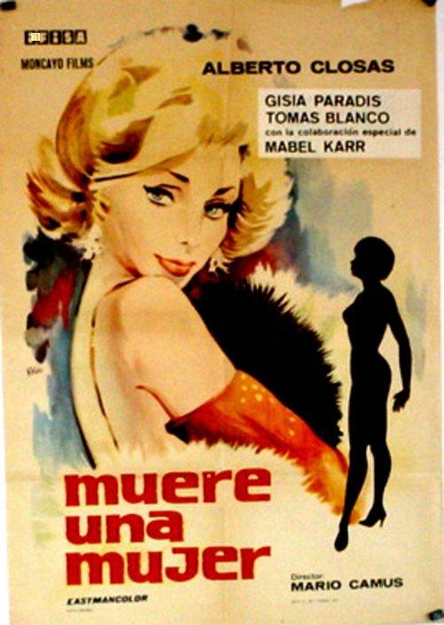 Muere una mujer 1964 official movie poster