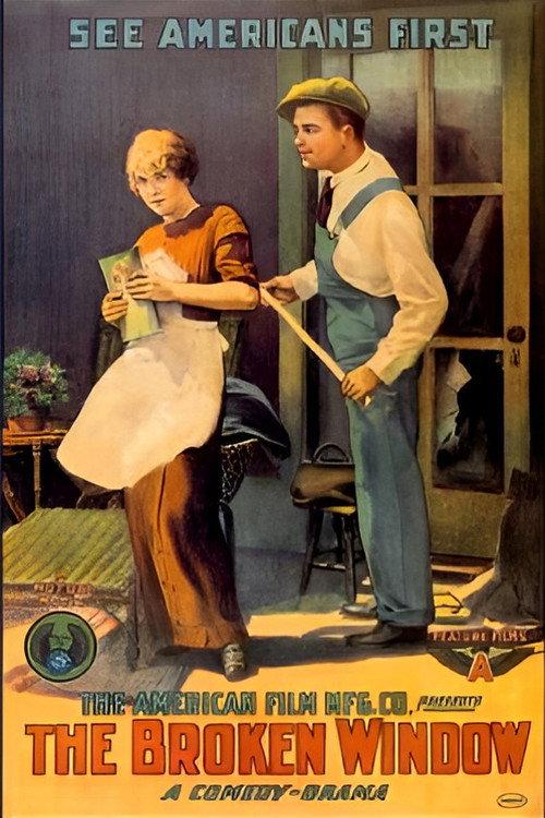 The Broken Window 1915 official movie poster