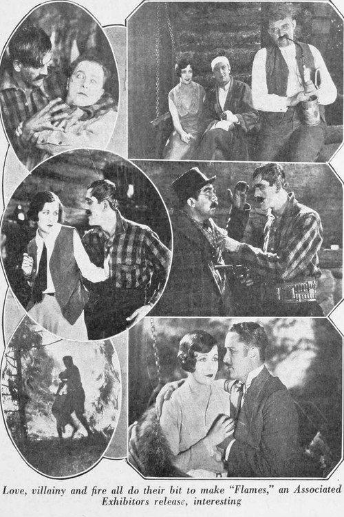 Flames 1926 official movie poster