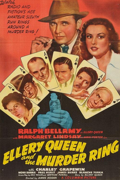 Ellery Queen and the Murder Ring 1941 official movie poster