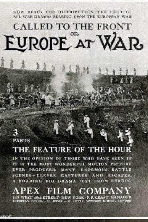 Called to the Front 1914 official movie poster