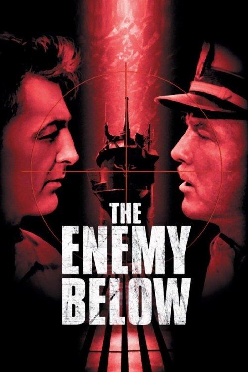 The Enemy Below 1957 official movie poster