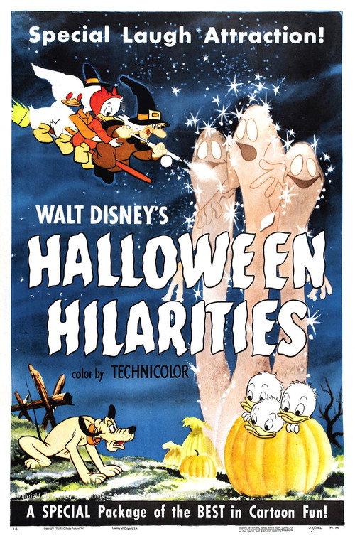 Walt Disney's Halloween Hilarities 1953 official movie poster