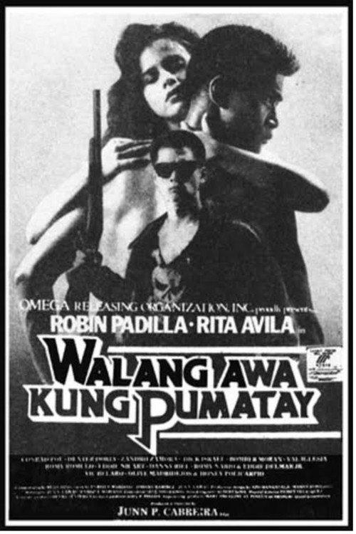 Walang Awa Kung Pumatay 1990 official movie poster