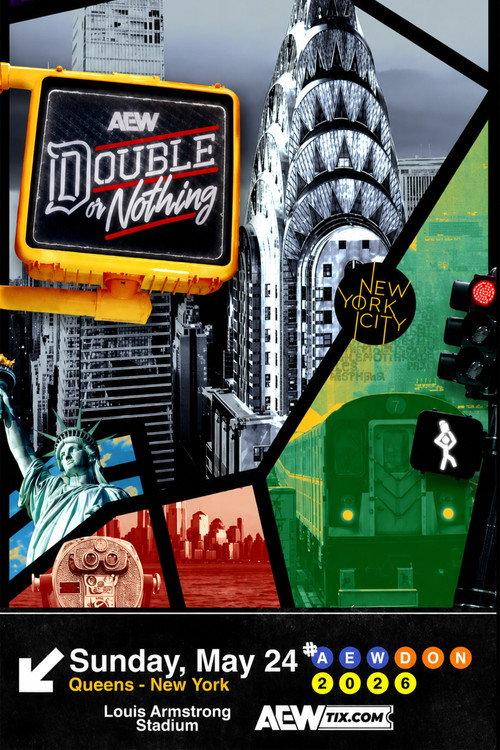 AEW Double or Nothing 2026 2026 official movie poster