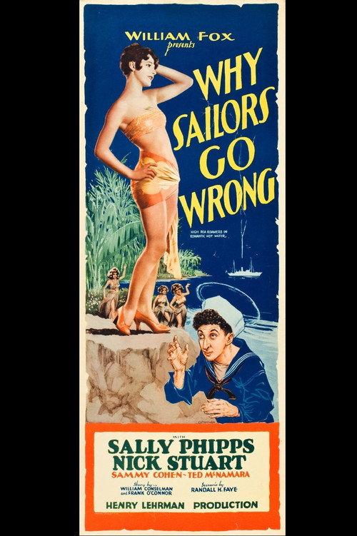 Why Sailors Go Wrong 1928 official movie poster
