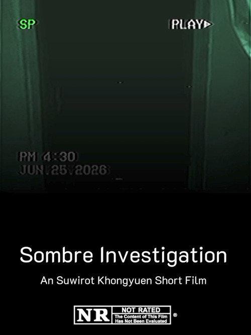 Sombre Investigation 2026 official movie poster