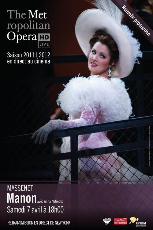 Massenet: Manon 2012 official movie poster