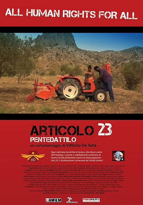Articolo 23 (Pentedattilo) 2008 official movie poster