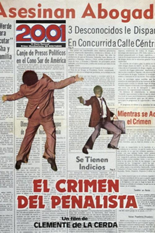 El crimen del penalista 1979 official movie poster