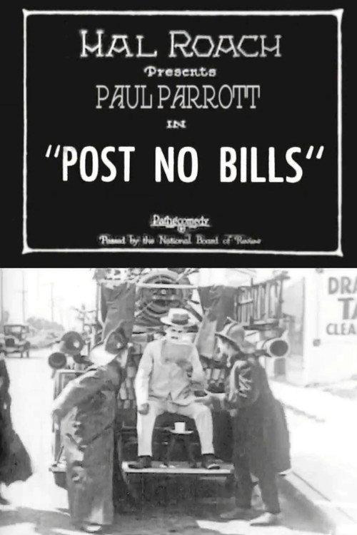 Post No Bills 1923 official movie poster