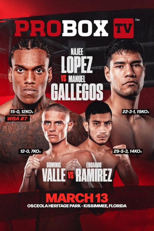 Najee Lopez vs. Manuel Gallegos 2026 official movie poster