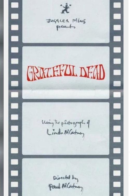 Grateful Dead 1995 official movie poster