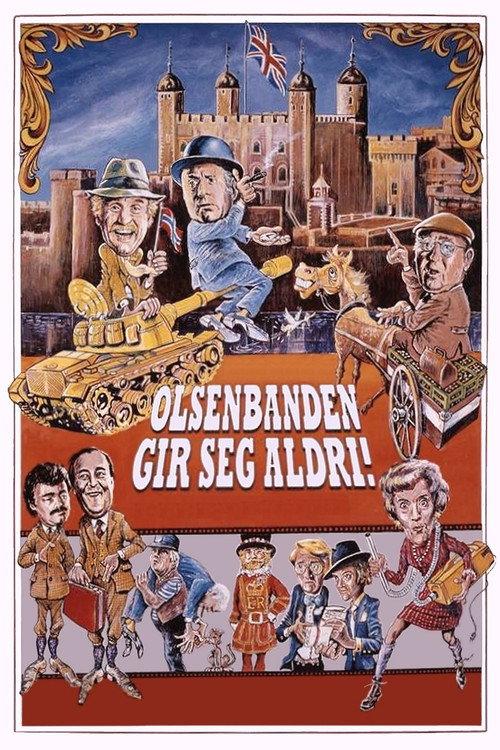 The Olsen Gang Never Gives Up! 1981 official movie poster