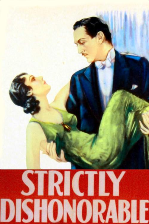 Strictly Dishonorable 1931 official movie poster